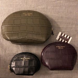 Henri Bendel cosmetic bag trio